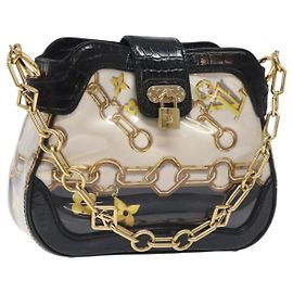 LOUIS VUITTON Borsa a Spalla Charm Sackfrill Monogram Nera M95151 LV Auth 115228V