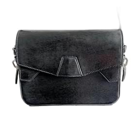 Borsa a mano Alexander Wang Tri-fold in pelle nera