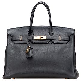 Hermès Birkin Retourne 35 in Togo Nero