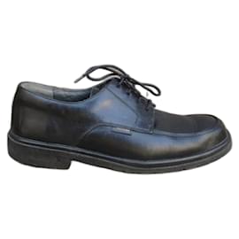 Derbies Mephisto em couro preto masculino - Autre Marque