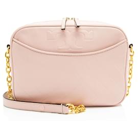 Borsa a tracolla in pelle Chevron Alexa Stitch di Tory Burch