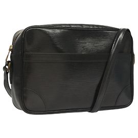 LOUIS VUITTON Borsa a Spalla Epi Trocadero 27 Nera M52312 LV Auth ep9241