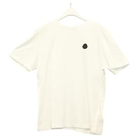 Moncler T-Shirt aus Baumwolle in Weiß Auth ym013M