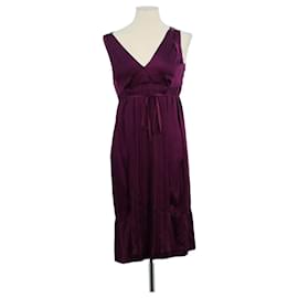 Violettes Seidenkleid - Miu Miu