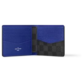 Louis Vuitton LV Slender wallet new graphite and blue