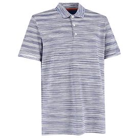Polo a maniche corte in cotone multicolore Missoni Slub