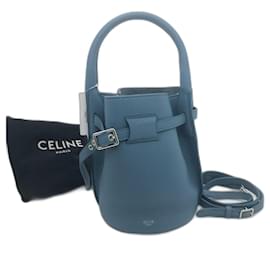 Borsa a mano Céline in pelle blu