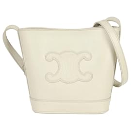 Borsa a Spalla Celine Small Bucket in Pelle Triomphe - Céline