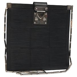 LOUIS VUITTON Epi Stretch Mojito Borsa a Spalla Pouch Nera M54612 LV Auth 127785