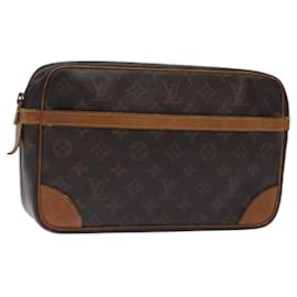 LOUIS VUITTON Pochette Compiegne 28 M51845 LV Auth BA3364