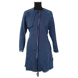 Cappotto in cotone blu - Isabel Marant Etoile
