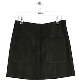 Isabel Marant Etoile Mini falda de ante verde