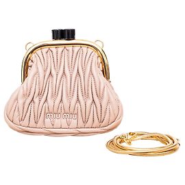 Miu Miu Belle Mini Matelassé Clutch