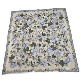Sciarpa vintage Dior blu bianco