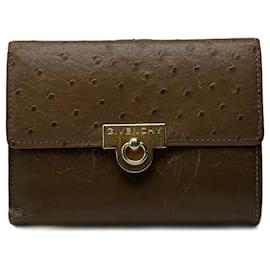 Portafoglio vintage Givenchy marrone