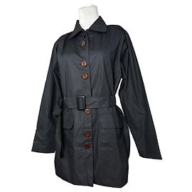 Vintage Fendi Roma Trenchcoat Anthrazit M