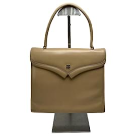 Vintage Givenchy Ledertasche beige