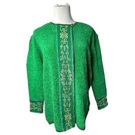 Vestido vintage Dior verde M/L