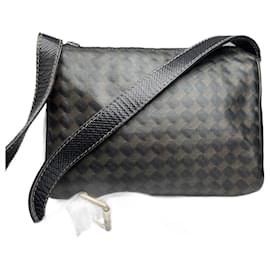 Vintage Bottega Veneta Leder Tasche braun schwarz