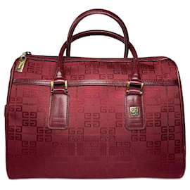 Borsa Boston mini vintage Givenchy bordeaux