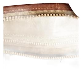Céline Clutch in pelle beige vintage Celine Paris