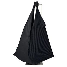 Borsa plissettata Issey Miyake vintage nera