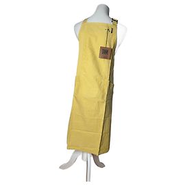 Abito in cotone vintage Issey Miyake giallo M