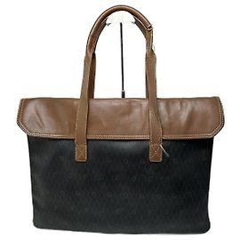 Borsa da viaggio vintage Dior monogramma beige e marrone