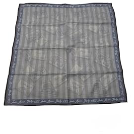 Vintage Fendi Striped scarf grey