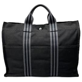 Borsa shopper vintage Hermès nera
