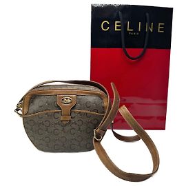 Céline Vintage Celine Paris Patentleder Macadam Monogram Triomphe Tasche