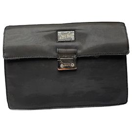 Clutch in tela vintage Jean Paul Gaultier nera