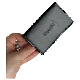 Vintage Dior Leather Card Holder black