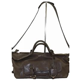 Bolso de mano Liz Claiborne de piel marrón - Autre Marque