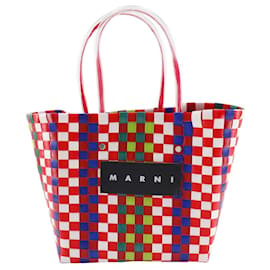 Borsa da picnic Marni Flower Café rossa - Autre Marque