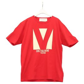 T-shirt Valentino in cotone rosso Auth ym007M