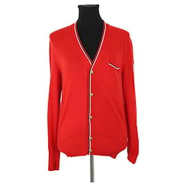 Roter Baumwollcardigan - Moncler