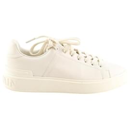 Balmain Sneakers in pelle bianche