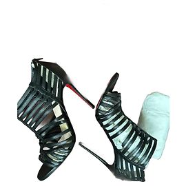 Sandali Christian Louboutin City Jolly in pelle nera