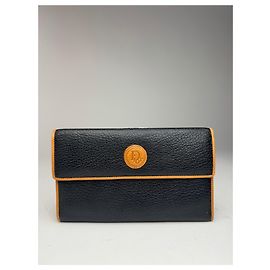 Vintage Dior Leather wallet black brown