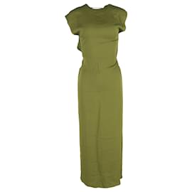 Autre Marque Vestido maxi sin mangas y espalda descubierta Christopher Esber en viscosa verde