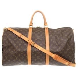 Borsa Boston Monogram Keepall Bandoulière 55 Louis Vuitton