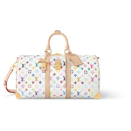 Louis Vuitton LV Keepall Multicolor blanco x TM nuevo