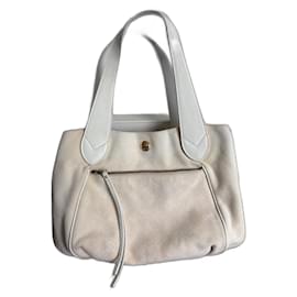Borsa a mano Louis Vuitton Ipanema in cotone bianco