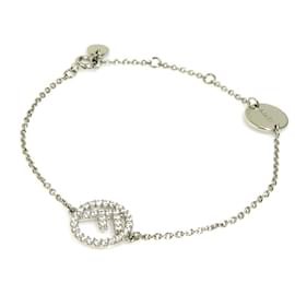 Fendi Charm Armband mit Strass