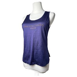 Vintage Balenciaga Lona Púrpura M