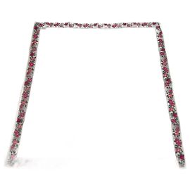 Sciarpa floreale vintage Dior azzurro baby