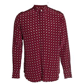 Camicia a stampa a rombi Saint Laurent