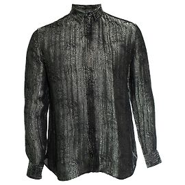 Saint Laurent, Jacquard woven floral shirt 2018