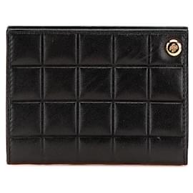 Tarjetero de piel de cordero Chanel Coco Mark Choco Bar
